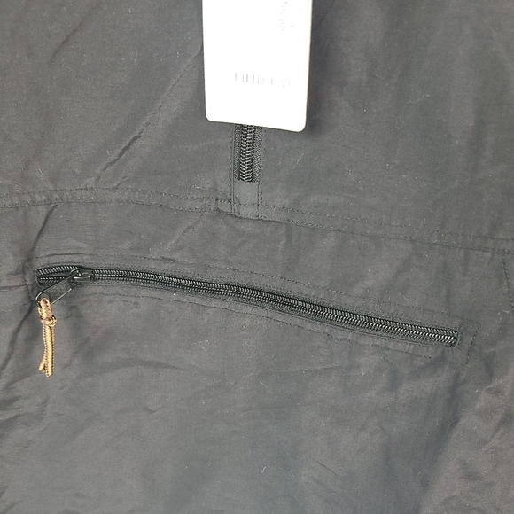 Marley Lilly Pull Over Rain Jacket Black & Brown Embroidered RHP Sz XXL. NWT - Picture 4 of 7